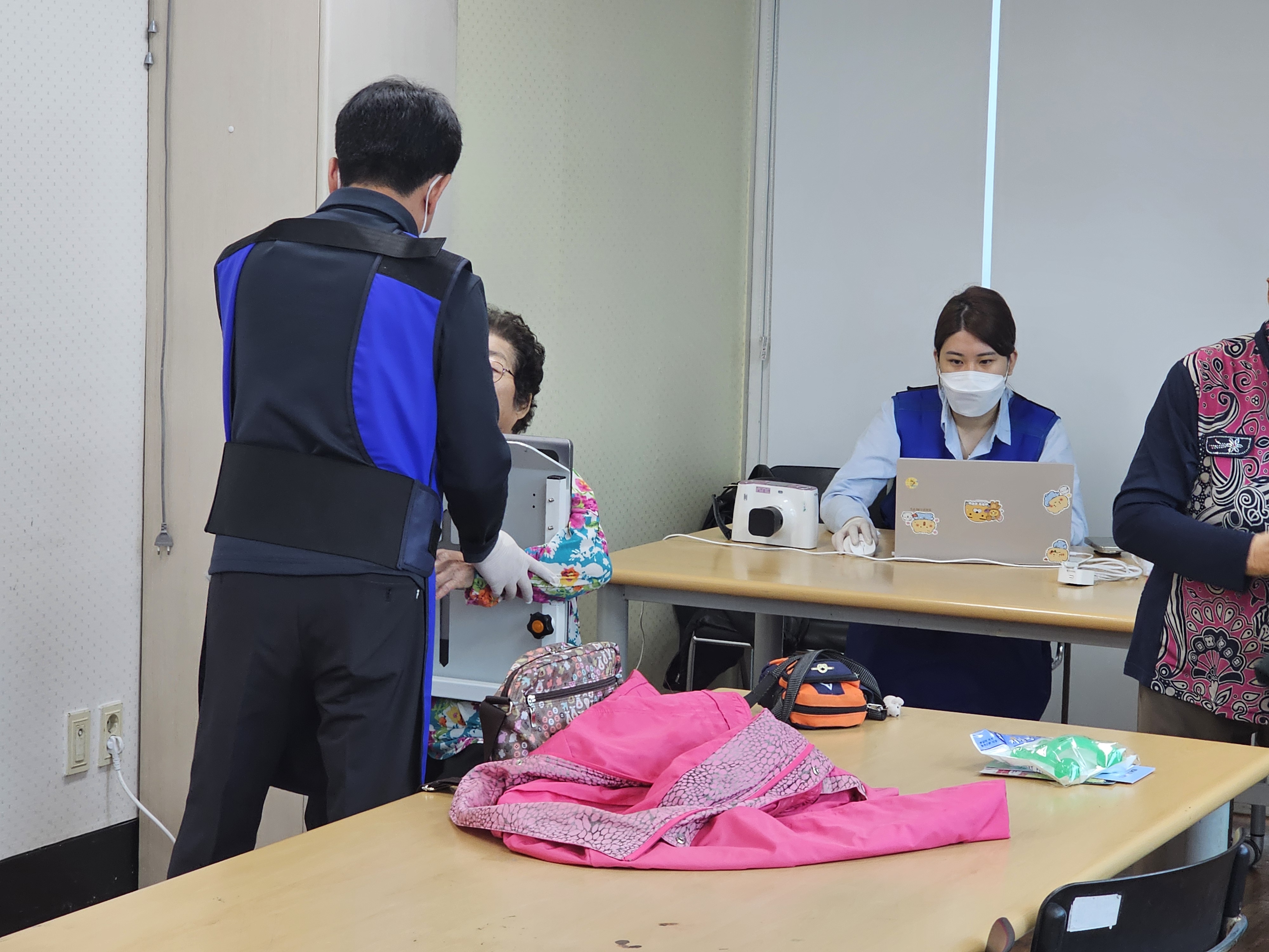 어르신결핵검사 진행